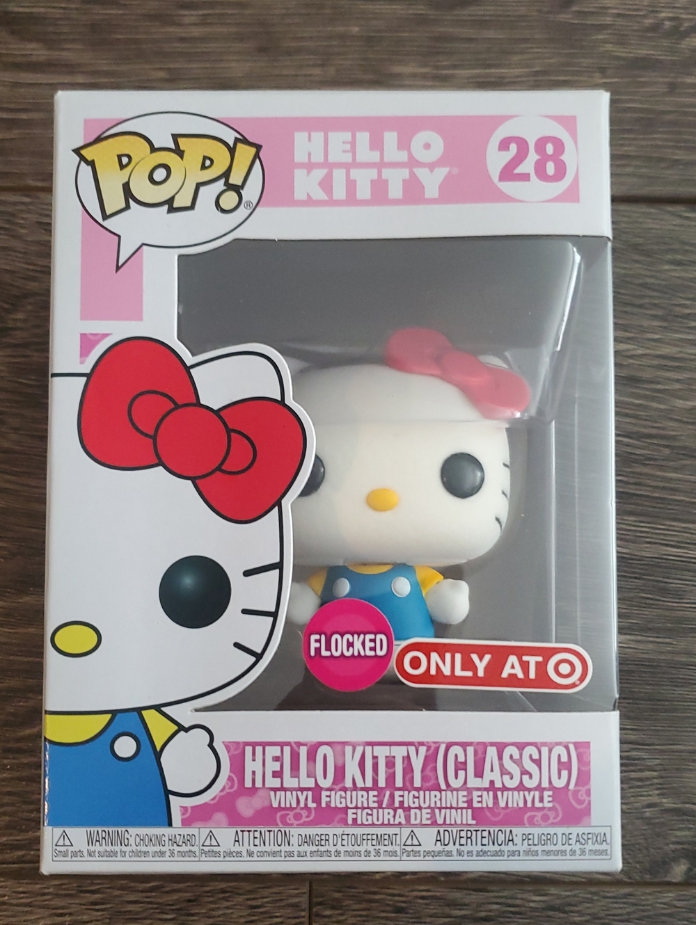 HELLO KITTY (CLASSIC) #28 Flocked Funko Pop Only At Target
